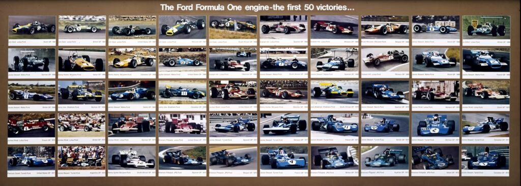 Primele 50 victorii Ford în Formula 1