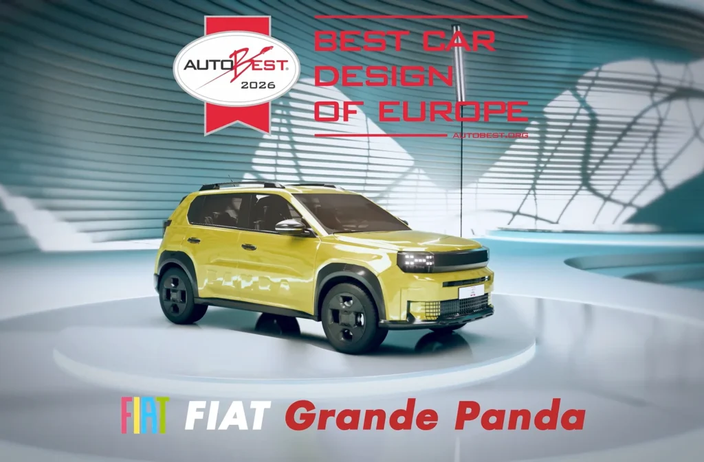 AUTOBEST CONQUEST FIAT Grande Panda BEST Car Design of Europe 2026